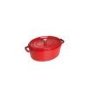 Nouvelle Collection STAUB Cocotte Fonte Ovale 29 cm Rouge Cerise 4,2 L 10