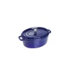 excellent qulity STAUB Cocotte Fonte Ovale 31 cm Bleu Intense Majolique 5,5 L 8