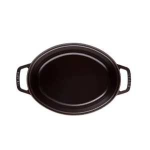 STAUB Cocotte Fonte Ovale 31 Cm Noir Mat 5,5 L pas cher 9