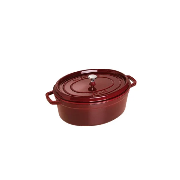 mode STAUB Cocotte Fonte Ovale 33 cm Grenadine Majolique 6,7 L 1