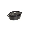 fashioniable STAUB Cocotte Fonte Ovale 33 cm Noir Mat 6,7 L 8