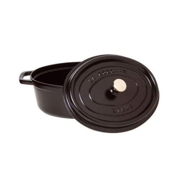 STAUB Cocotte Fonte Ovale 37 Cm Noir Mat 8 L officiel 3