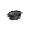 STAUB Cocotte Fonte Ovale 37 Cm Noir Mat 8 L officiel 10