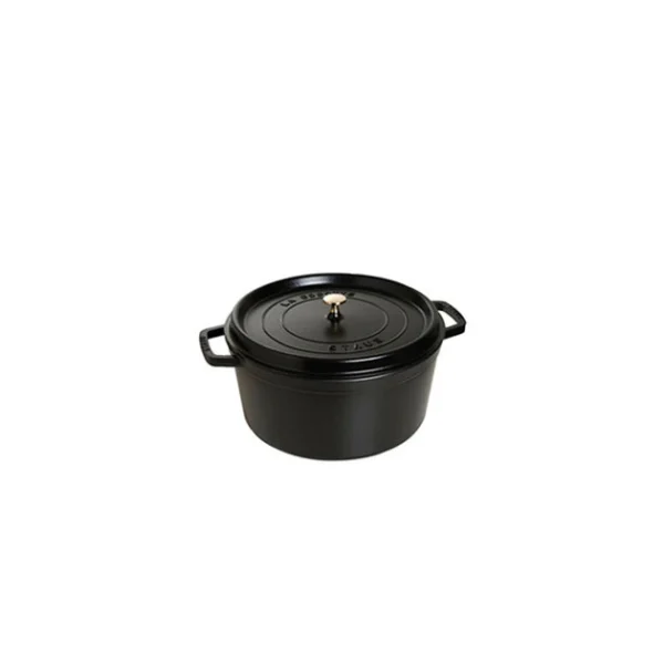 Boutique STAUB Cocotte Fonte Ronde 12 cm Noir Mat 0,4 L 1