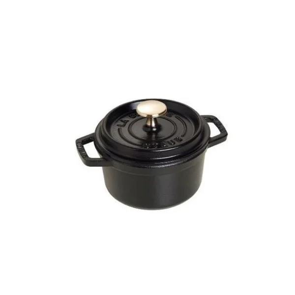 STAUB Cocotte Fonte Ronde 14 cm Noir Mat 0,8 L acheter 3