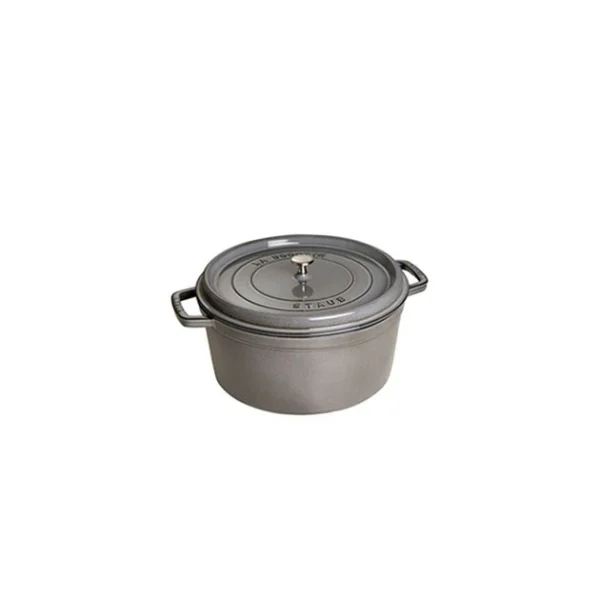 boutiqued en ligne STAUB Cocotte Fonte Ronde 16 cm Gris Graphite 1,2 L 1