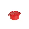 soldes pas cher STAUB Cocotte Fonte Ronde 18 cm Rouge Cerise 1,7 L 10