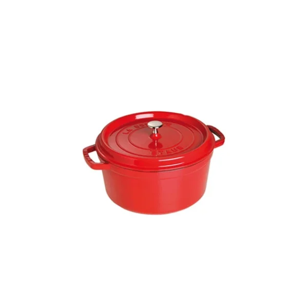 grossiste en ligne STAUB Cocotte Fonte Ronde 20 cm Rouge Cerise 2,2 L 1