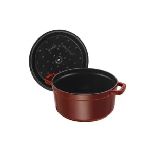 mode STAUB Cocotte Fonte Ronde 24 cm Grenadine Majolique 3,8 L 12