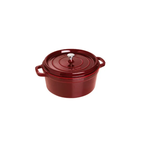 mode STAUB Cocotte Fonte Ronde 24 cm Grenadine Majolique 3,8 L 1