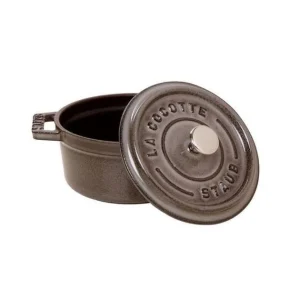 STAUB Cocotte Fonte Ronde 24 cm Gris Graphite 3,8 L qualité supérieure 7