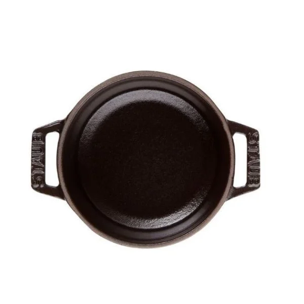 garantis authentique STAUB Cocotte Fonte Ronde 24 Cm Noir Mat 3,8 L 3