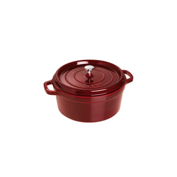 vente chaude STAUB Cocotte Fonte Ronde 26 cm Grenadine Majolique 5,2 L 1