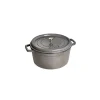 STAUB Cocotte Fonte Ronde 26 cm Gris Graphite 5,2 L grande popularité 8