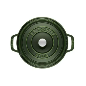 STAUB Cocotte Fonte Ronde 26 cm Vert Basilic Majolique 5,2 L vente en ligne pas cher 9