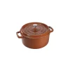 Pas Cher soldes France STAUB Cocotte Fonte Ronde 28 Cm Cannelle Majolique 6,7 L 10