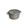 magasin en ligne france STAUB Cocotte Fonte Ronde 28 Cm Gris Graphite 6,7 L 10