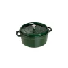 STAUB Cocotte Fonte Ronde 28 cm Vert Basilic Majolique 6,7 L a Prix Discount 14