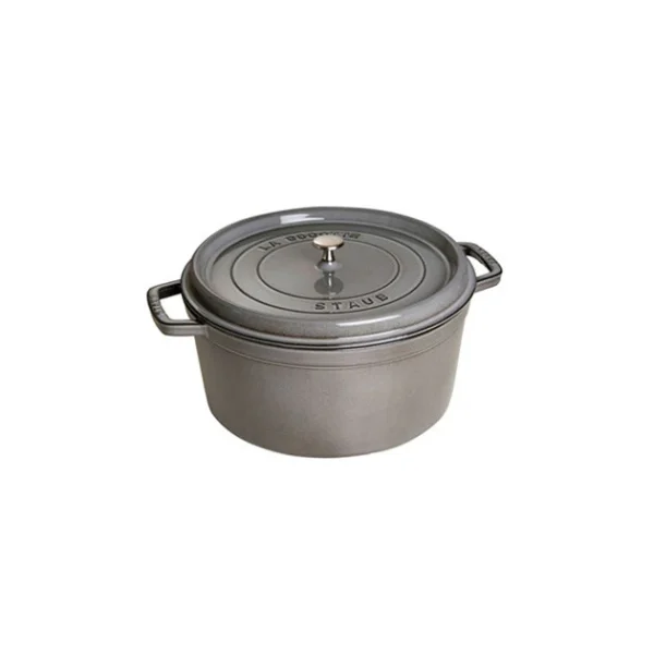 STAUB Cocotte Fonte Ronde 30 cm Gris Graphite 8,35 L en ligne 1