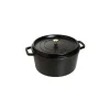 à prix imbattables STAUB Cocotte Fonte Ronde 30 Cm Noir Mat 8,35 L 10