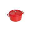 qualité supérieure STAUB Cocotte Fonte Ronde 30 Cm Rouge Cerise 8,35 L 8