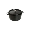 STAUB Cocotte Fonte Ronde 34 cm Noir Mat 12,6 L marques pas cher 8