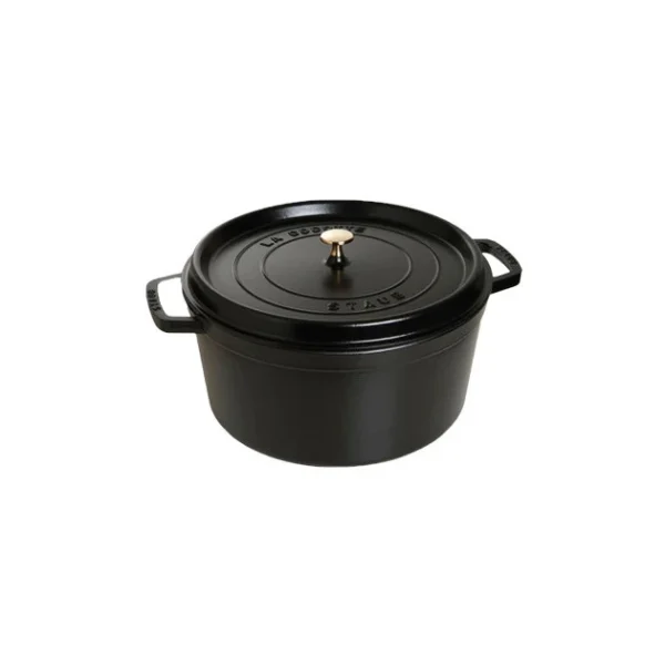 meilleur cadeau STAUB Cocotte Fonte Ronde 34 Cm Noir Mat 12,6 L 1